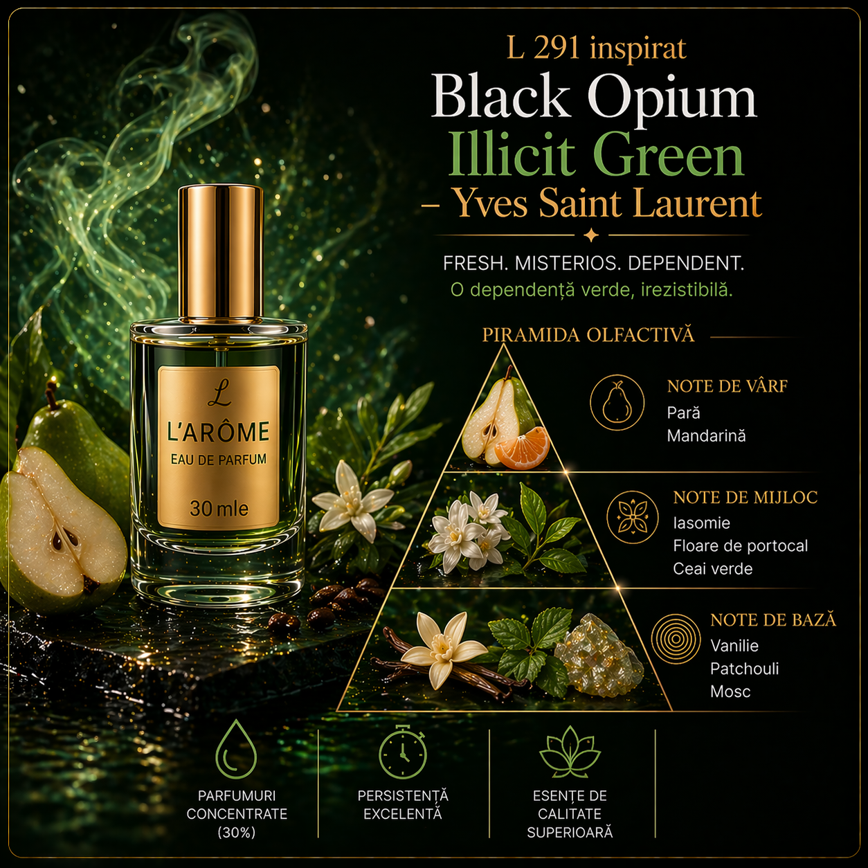 L 291 inspirat Black Opium Illicit Green – Yves Saint Laurent