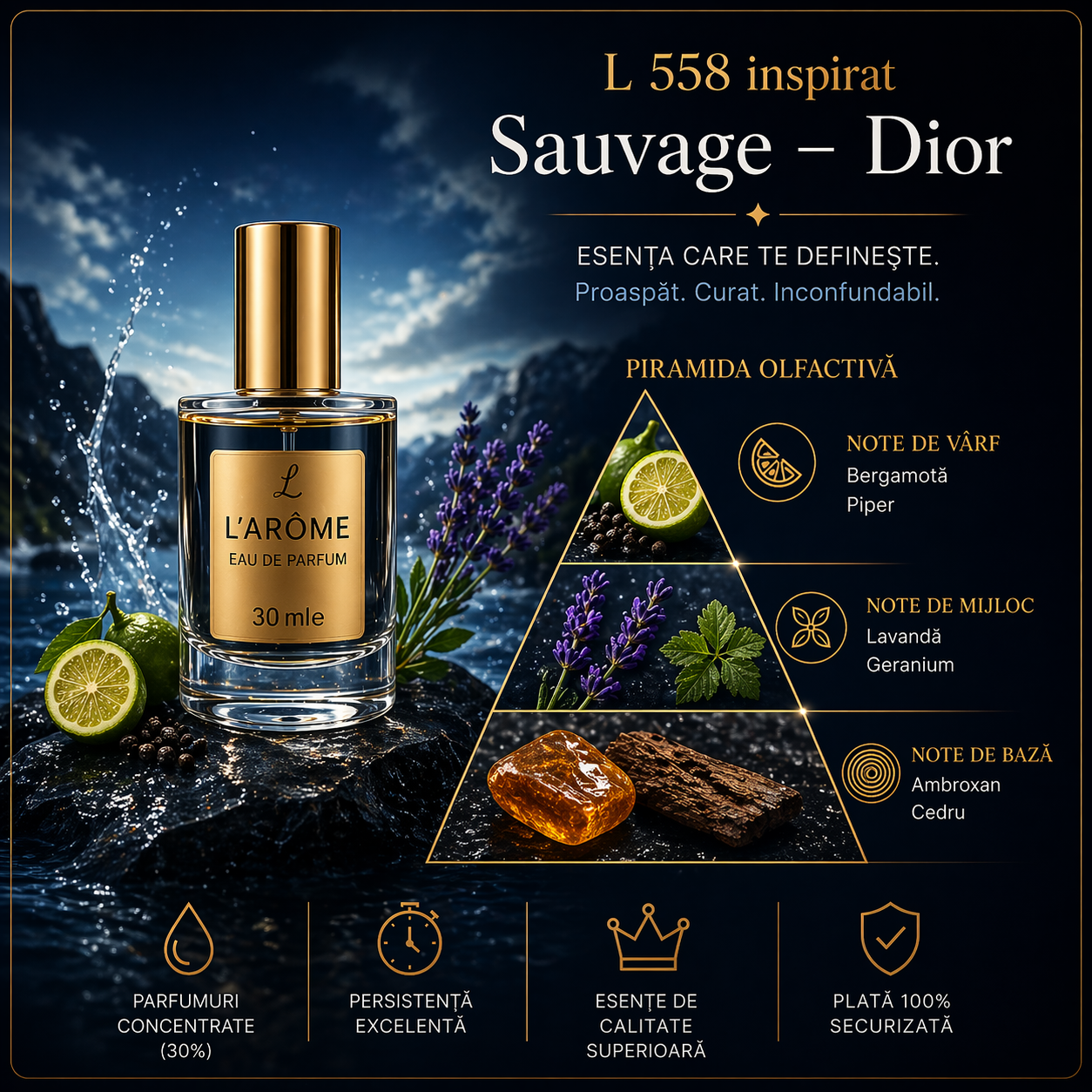 L 558 inspirat Sauvage – Dior